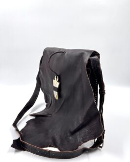 Мароканска чанта през рамо листо и рог в тъмнокафяво 0745-3