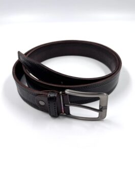 Марокански колан от естествена кожа в тъмнокафяв цвят