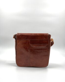 Мъжка чанта през рамо от естествена кожа Мароко