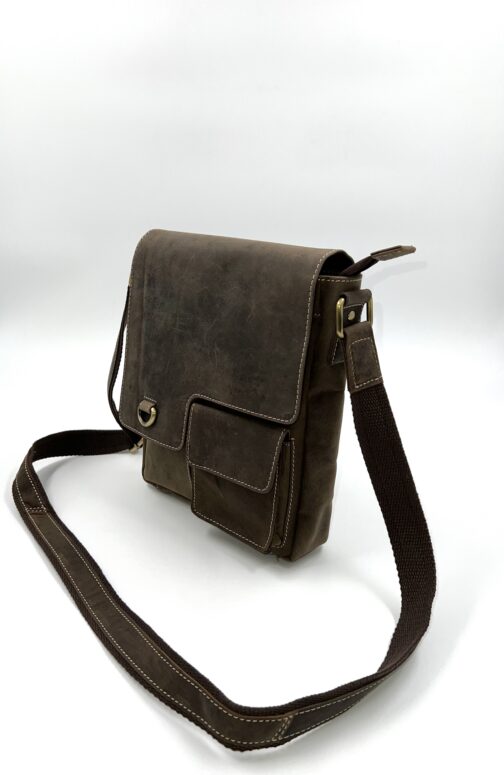 винтидж чанта кафява естествена кожа онлайн кожени чанти