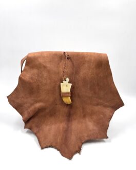 Мароканска чанта през рамо листо и рог натурал 0745