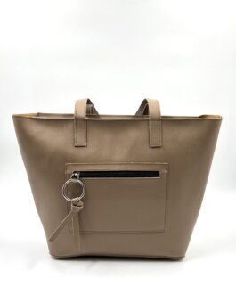 Дамска чанта тип торба от естествена кожа 011