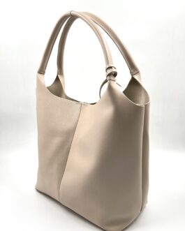 Дамска чанта тип торба от естествена кожа 017