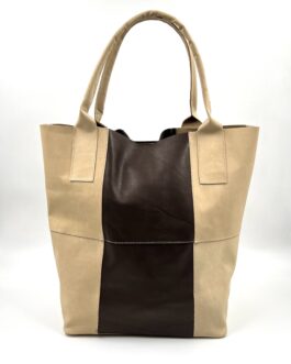 Дамска чанта тип торба от естествена кожа 039