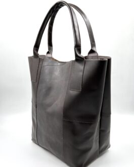 Дамска чанта тип торба от естествена кожа 040