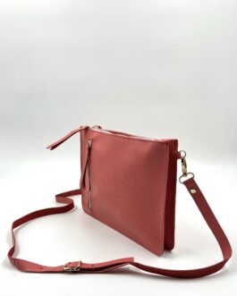 Дамска чанта тип плик от естествена кожа 066