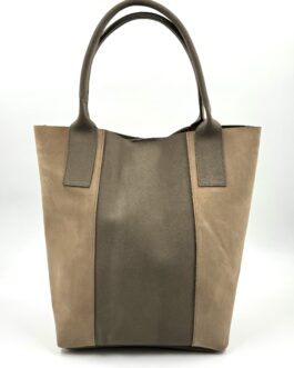 Дамска чанта тип торба от естествена кожа 036