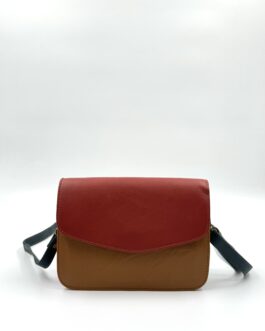 Дамска чанта през рамо от естествена кожа  03017