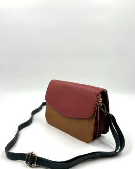 Дамска чанта през рамо от естествена кожа  03017