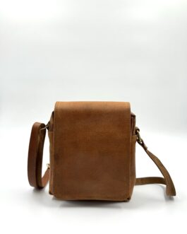 Мъжка чанта през рамо от естествена кожа в кафяво 0020-7