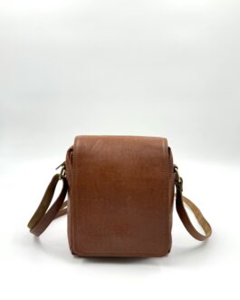Мъжка чанта през рамо от естествена кожа в кафяво 0020-4