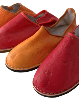 Марокански Унисекс кожени обувки- чехли Babouche