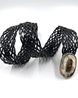 Марокански ръчно плетен колан от естествена кожа 22