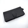 голям дамски черен портфейл естествена кожа