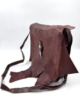 Мароканска чанта през рамо листо и рог в кафяво 0653-4