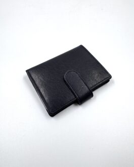 Органайзер за документи от естествена кожа в черно 0929