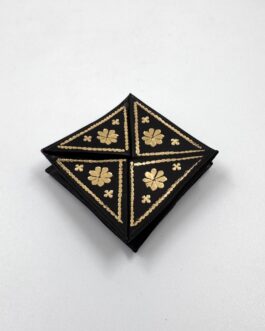 Марокански монетник от естествена кожа в черно