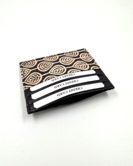 Цветен ръчно изработен картхолдър от естествена кожа 099-11